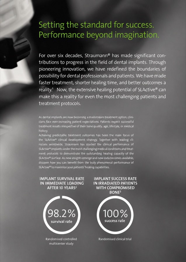 SLActive® repositioning brochure, page 1